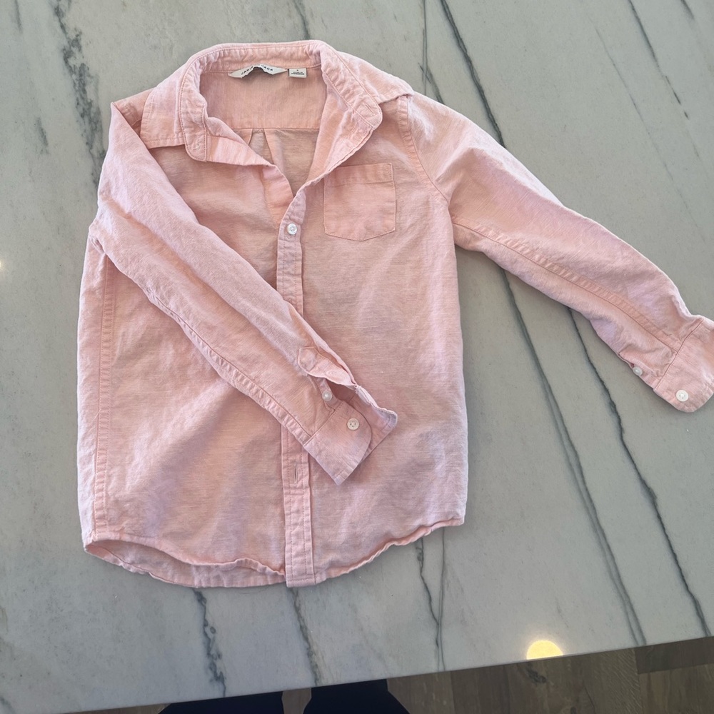 Janie and Jack THE LINEN-COTTON SHIRT